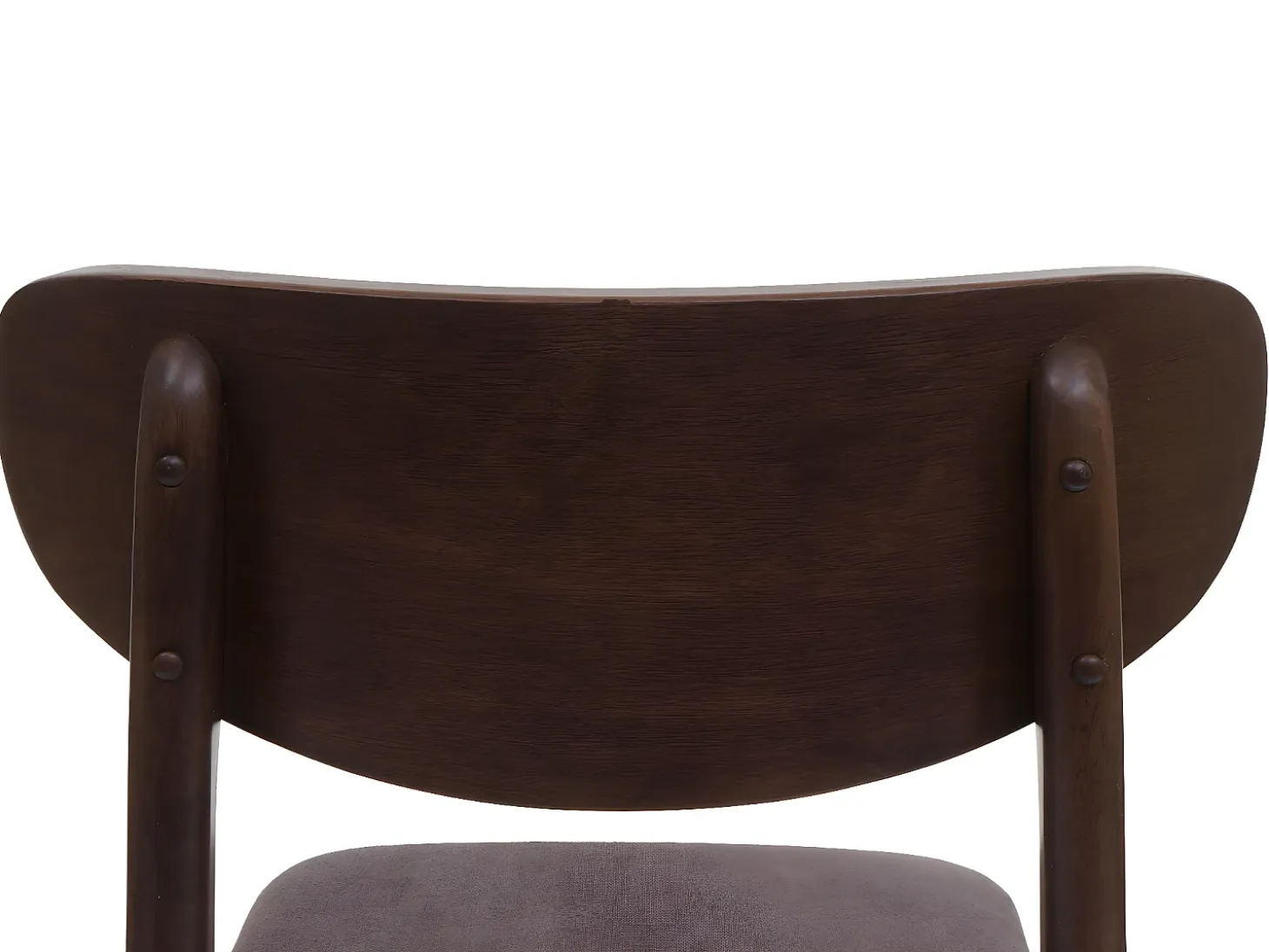 Silla de comedor MCW-M59 (set de 2), estructura oscura, topo