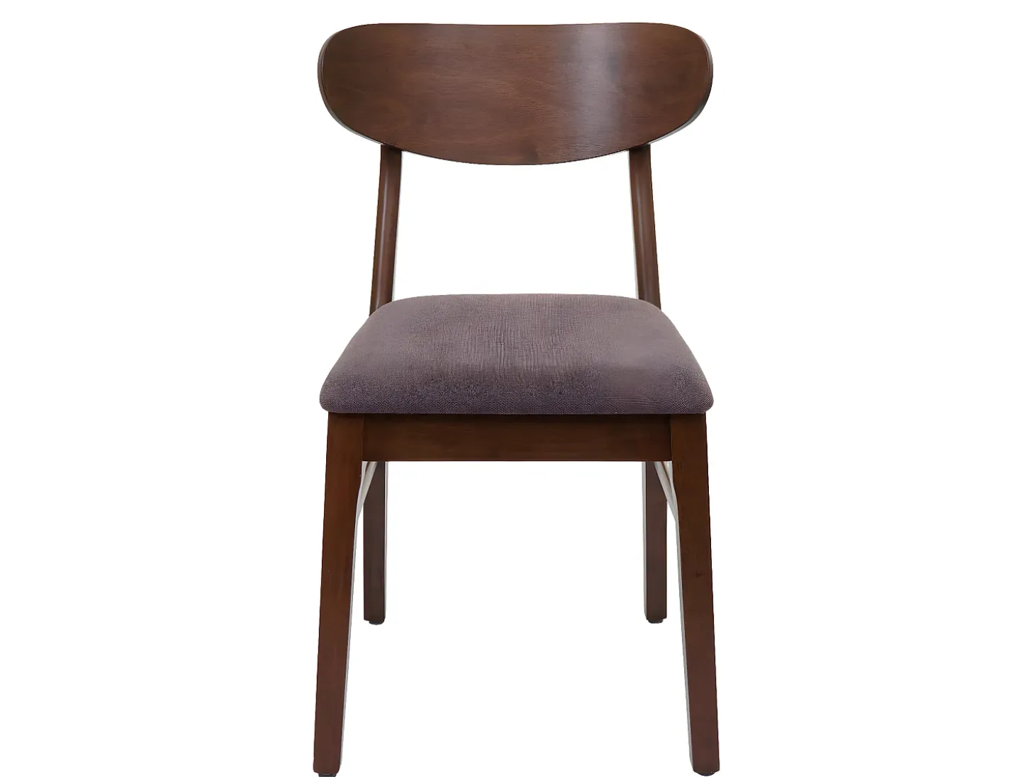Silla de comedor MCW-M59 (set de 2), estructura oscura, topo