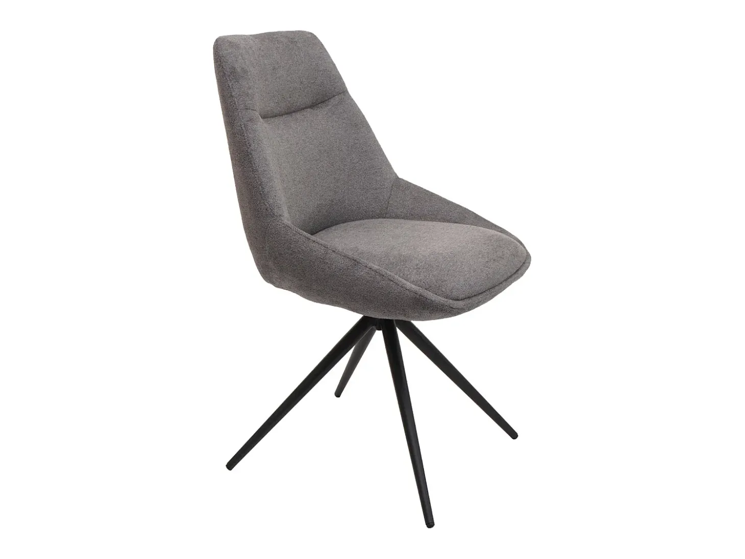 Silla de comedor MCW-M65 (set de 2), gris