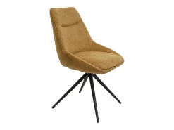 Silla de comedor MCW-M65 (set de 2), amarillo mostaza
