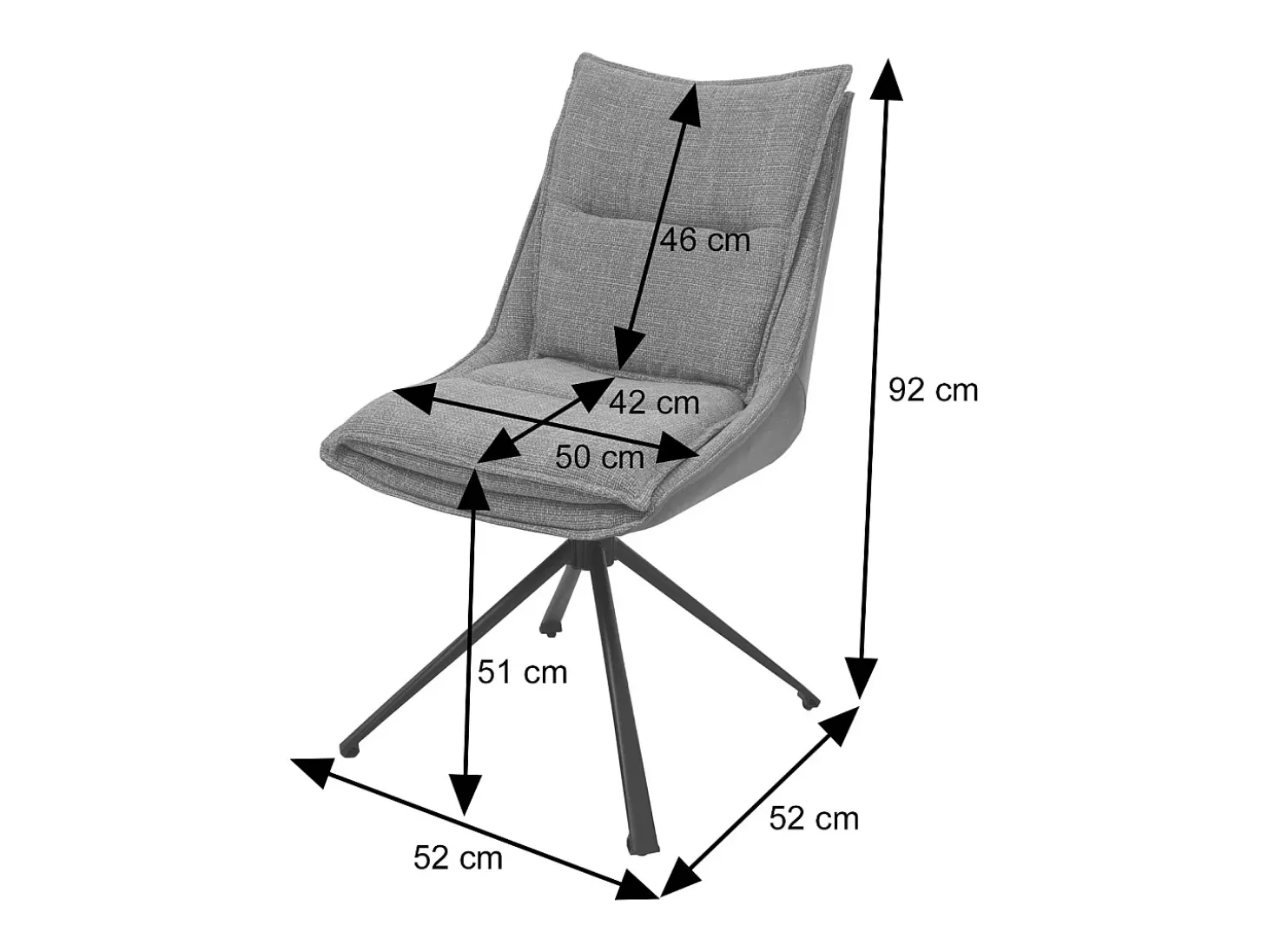 Silla de comedor MCW-N71, verde