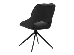 Silla de comedor MCW-N74 (juego de 6), gris oscuro