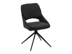 Silla de comedor MCW-N74 (juego de 6), gris oscuro