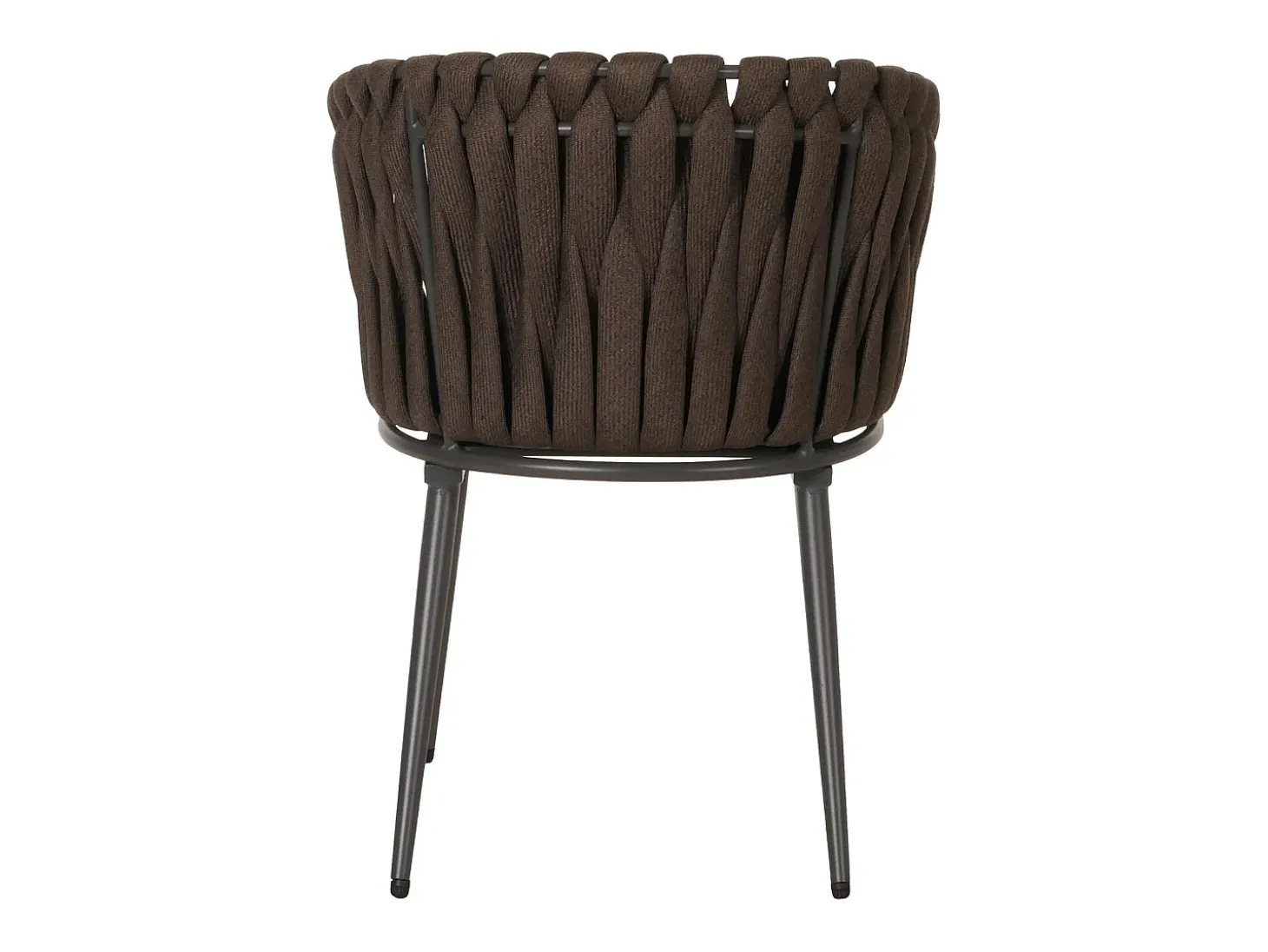 Silla de comedor MCW-N38 (juego de 6), marrón Cojín gris oscuro