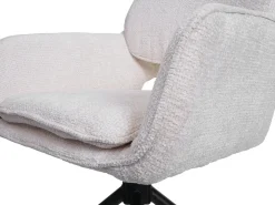 Silla de comedor MCW-N74 (juego de 6), crema