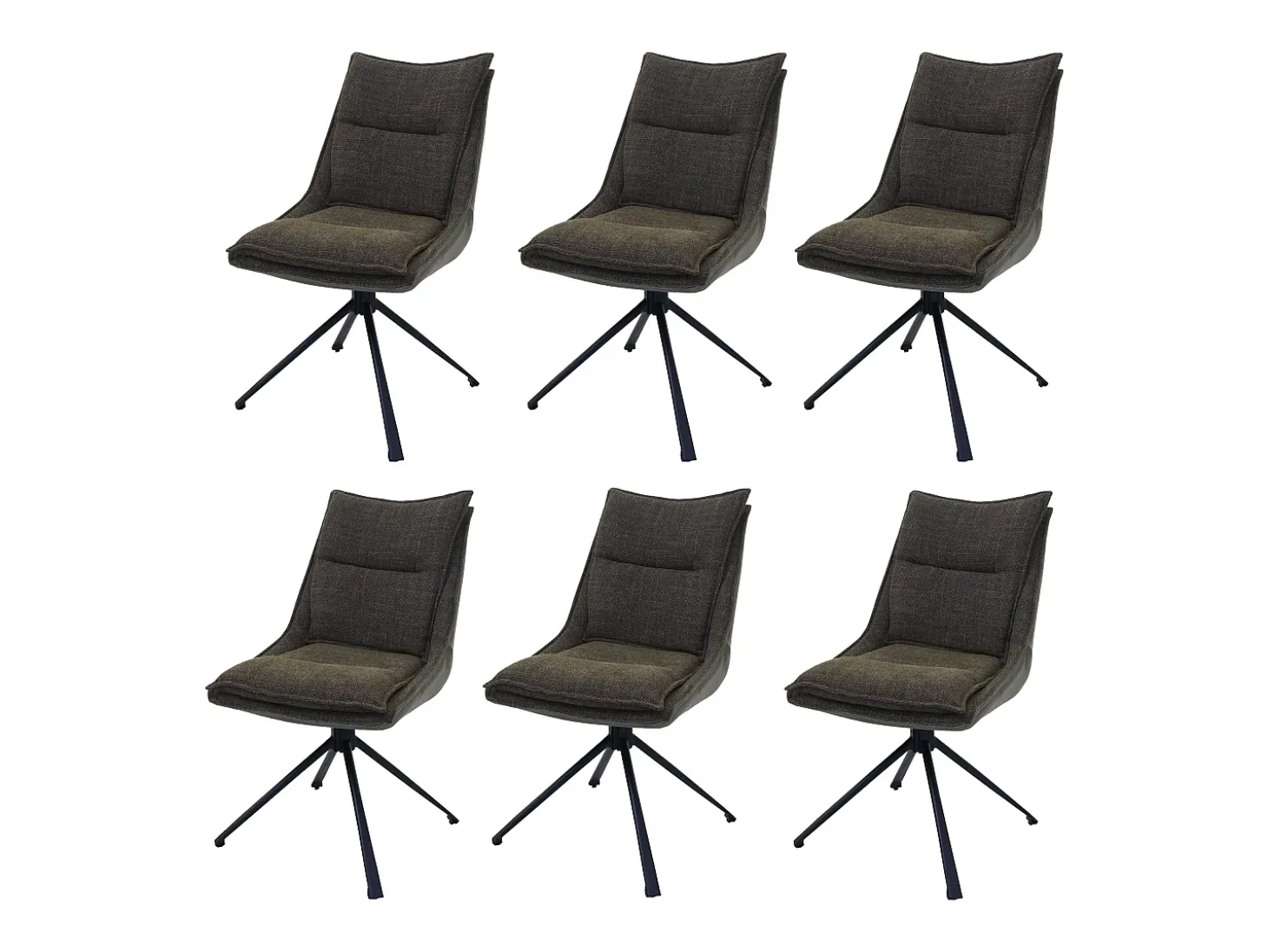 Silla de comedor MCW-N71 (juego de 6), verde