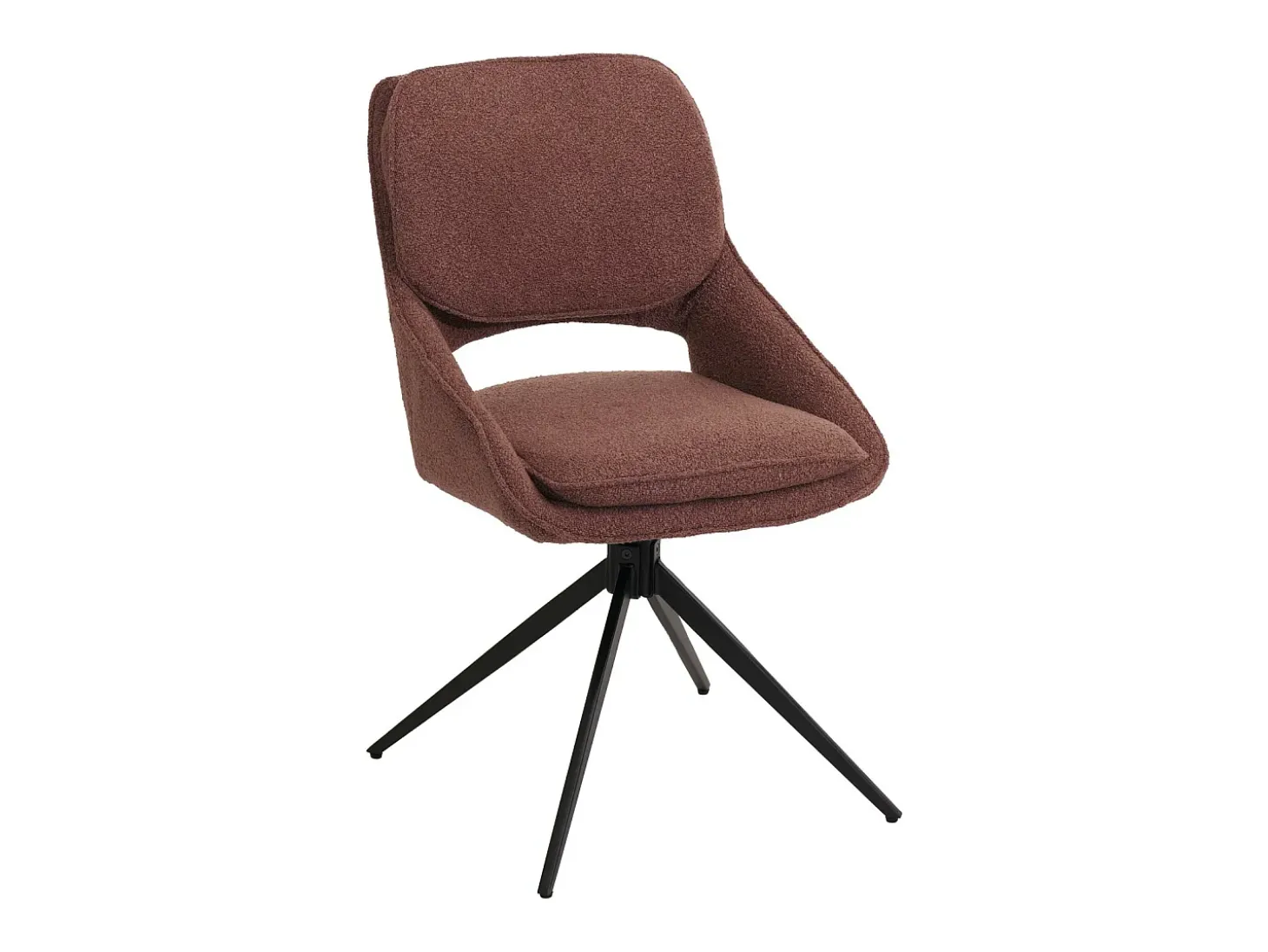 Silla de comedor MCW-N73 (juego de 2), marrón