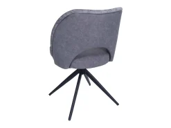 Silla de comedor MCW-N72 (juego de 6), gris oscuro