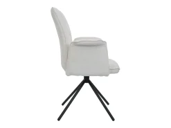 Silla de comedor MCW-N99 (juego de 6), crema