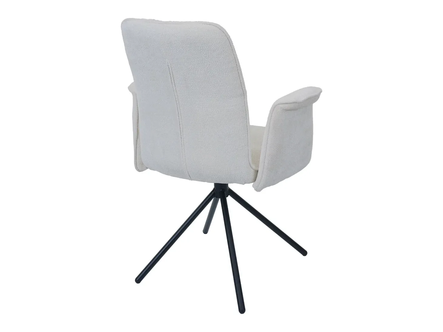 Silla de comedor MCW-N99 (juego de 6), crema
