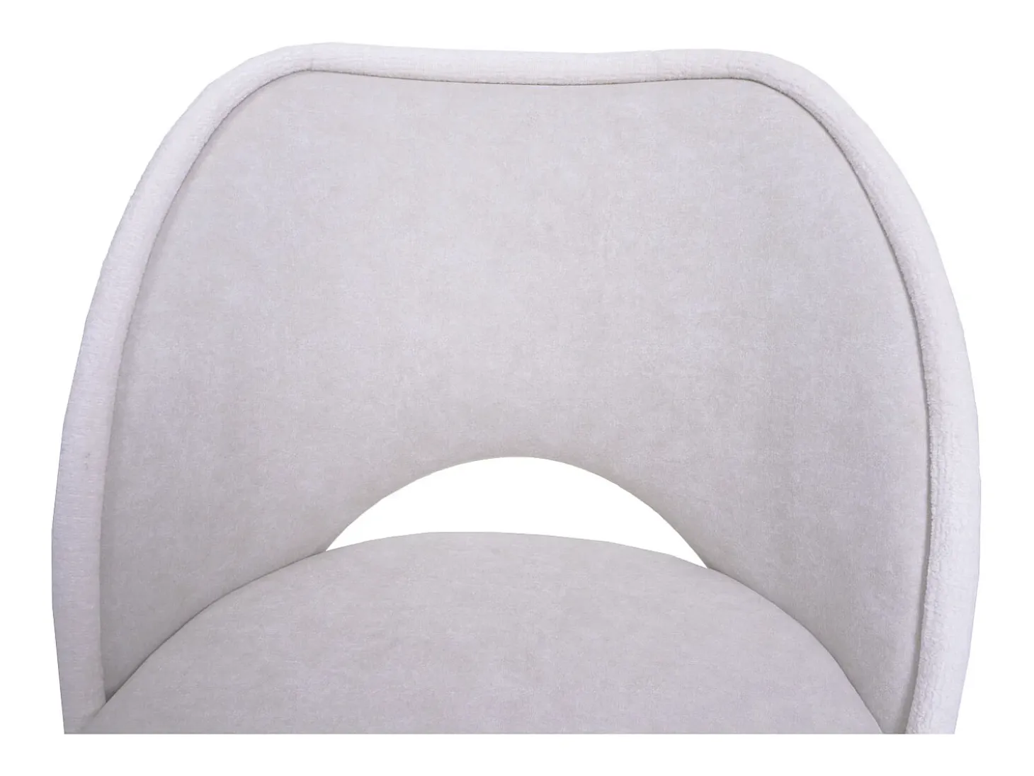 Silla de comedor MCW-N72 (juego de 6), crema