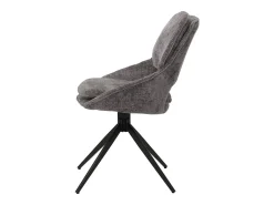 Silla de comedor MCW-N73 (set de 2), gris oscuro