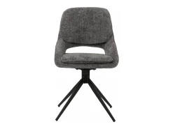 Silla de comedor MCW-N73 (set de 2), gris oscuro