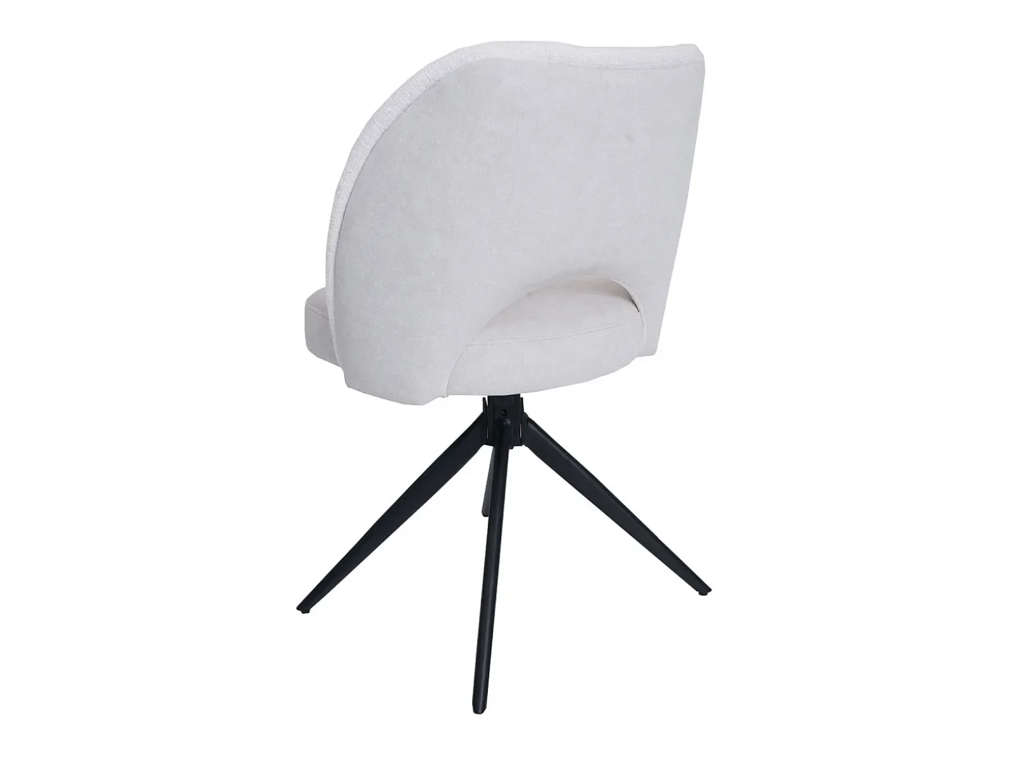 Silla de comedor MCW-N72 (set de 2), crema