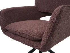 Silla de comedor MCW-N74 (set de 2), marrón claro