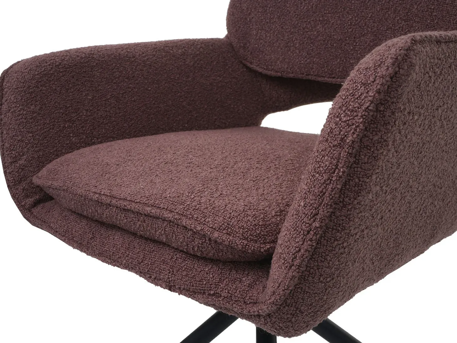 Silla de comedor MCW-N74 (set de 2), marrón claro