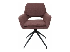 Silla de comedor MCW-N74 (set de 2), marrón claro