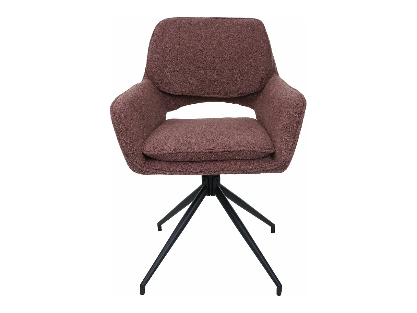 Silla de comedor MCW-N74 (set de 2), marrón claro