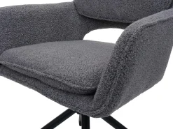Silla de comedor MCW-N74 (set de 2), gris