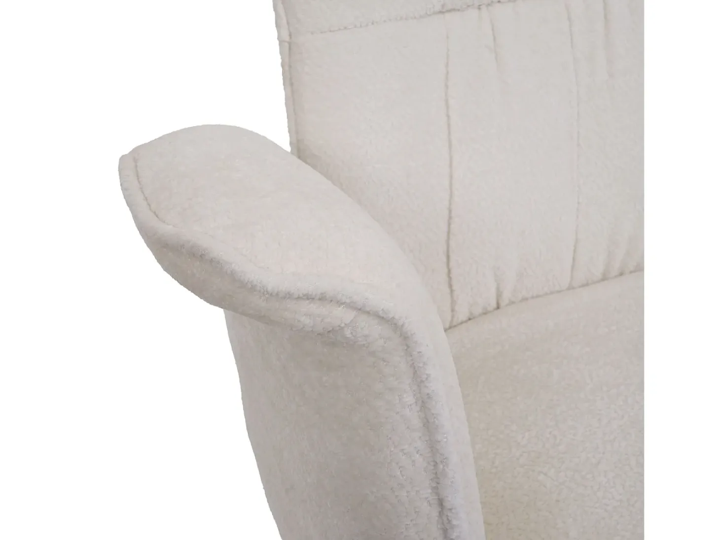 Silla de comedor MCW-N99 (set de 2), crema
