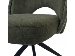 Silla de comedor MCW-N72 (set de 2), verde