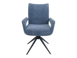 Silla de comedor MCW-O78, gris azulado