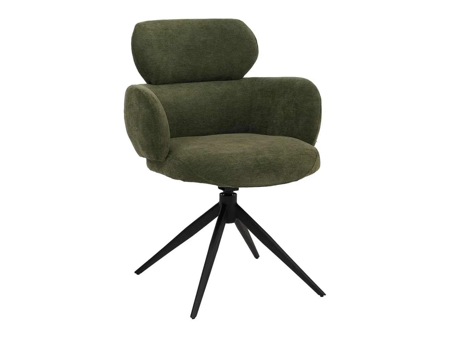 Silla de comedor MCW-O77, verde oliva