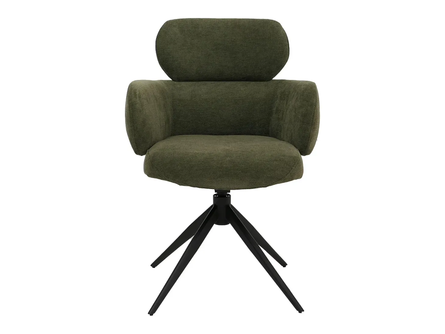 Silla de comedor MCW-O77, verde oliva