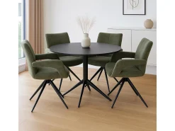 Silla de comedor MCW-O78, verde