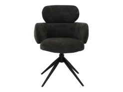 Silla de comedor MCW-O77 (juego de 6), antracita