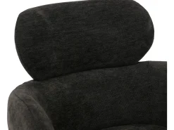 Silla de comedor MCW-O77 (juego de 6), antracita