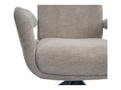 Silla de comedor MCW-O78 (juego de 6), marrón claro