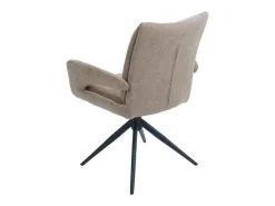 Silla de comedor MCW-O78 (juego de 6), marrón claro