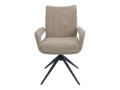 Silla de comedor MCW-O78 (juego de 6), marrón claro