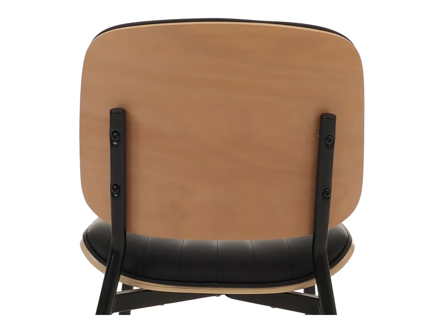 Silla de comedor MCW-O44 (juego de 6), natural, blanco