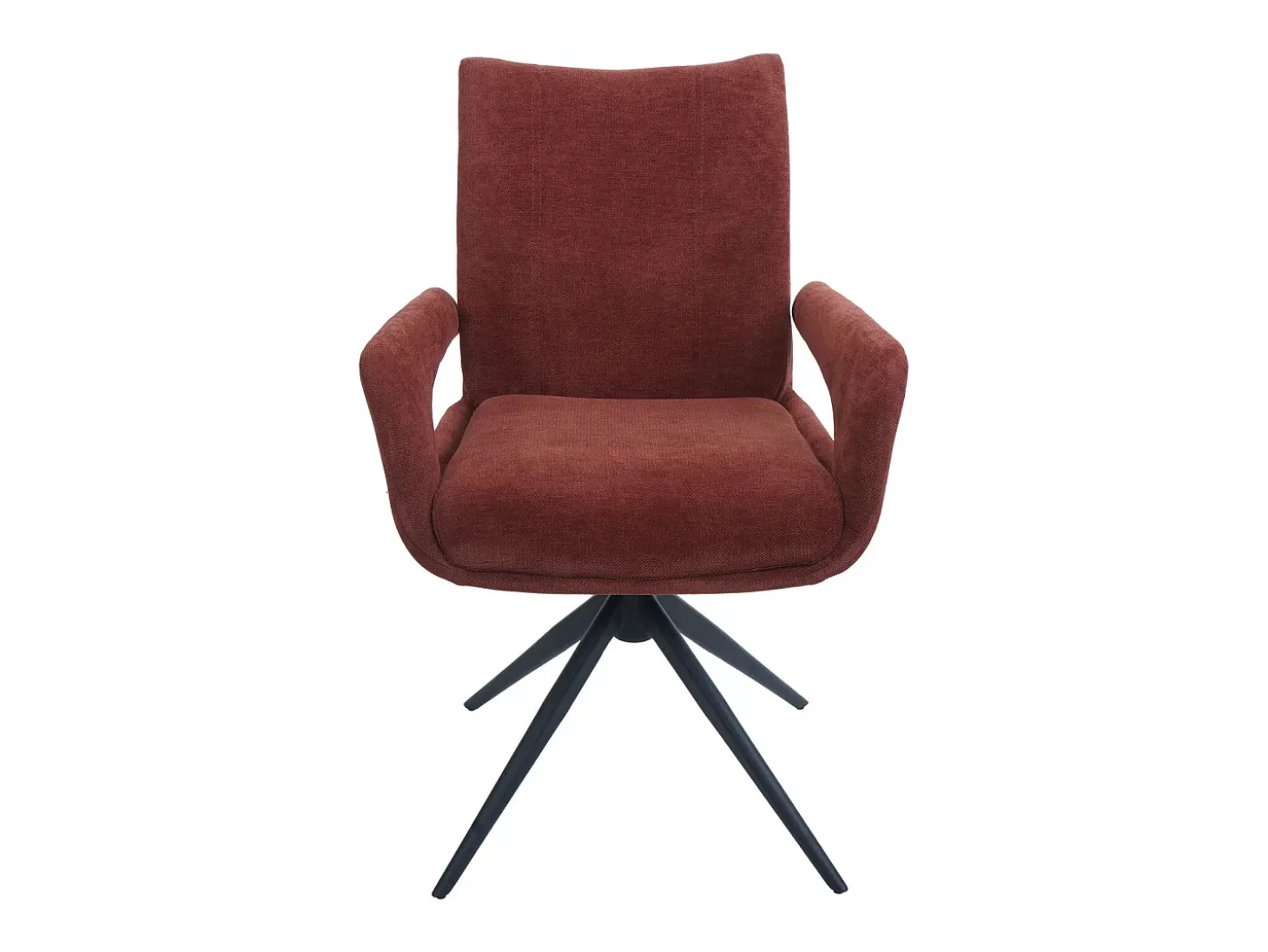 Silla de comedor MCW-O78 (juego de 6), marrón rojizo