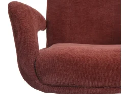 Silla de comedor MCW-O78 (juego de 6), marrón rojizo