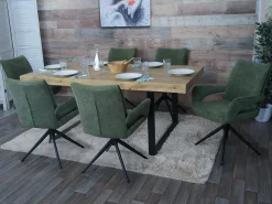Silla de comedor MCW-O78 (juego de 6), verde