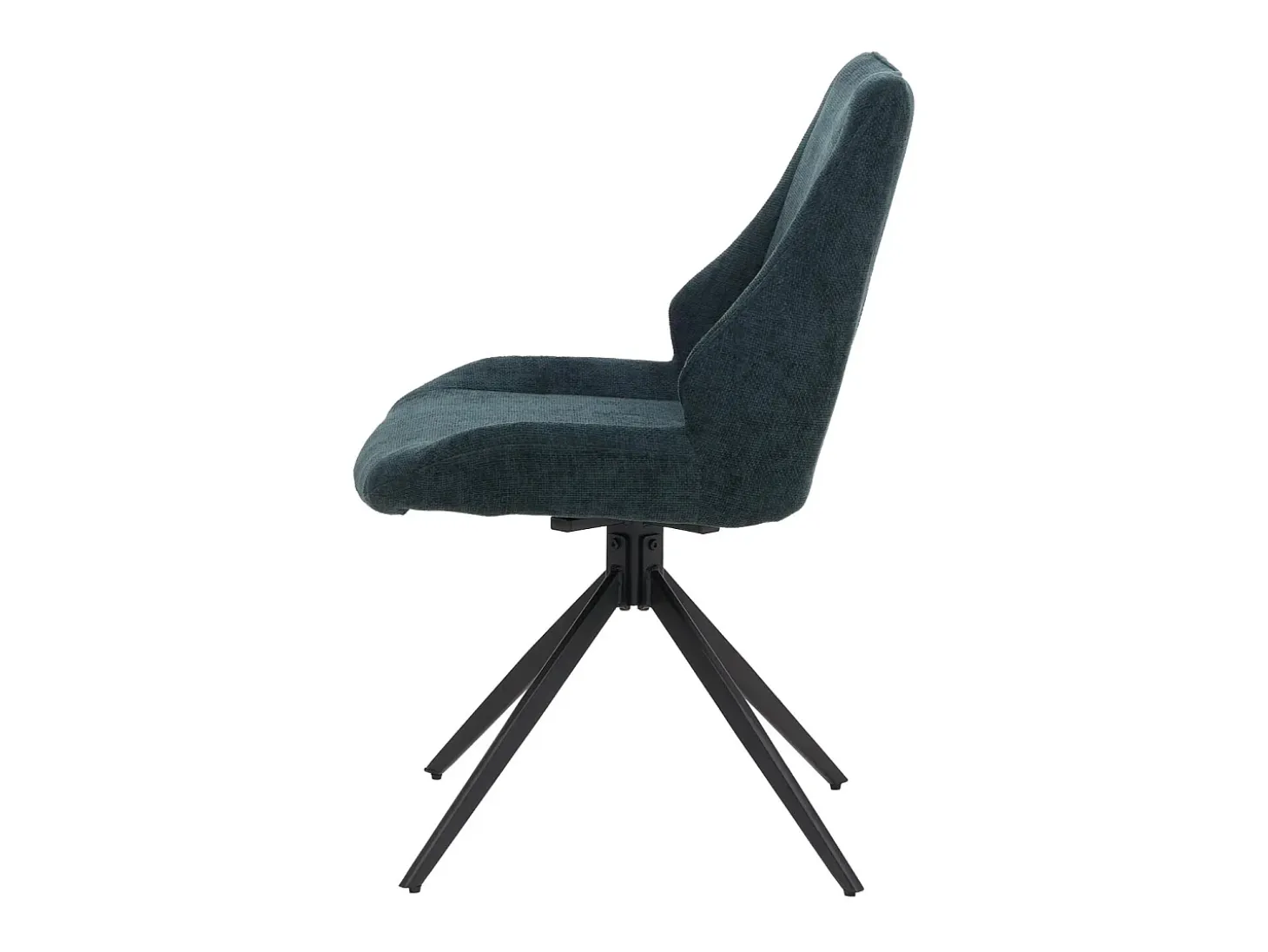 Silla de comedor MCW-O48 (juego de 2), verde petróleo