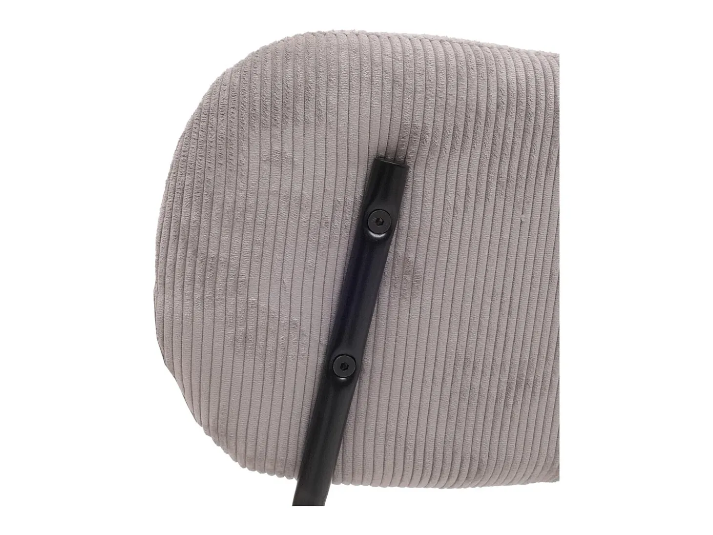 Silla de comedor MCW-O26 (juego de 6), gris claro