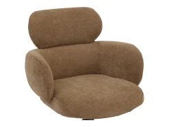 Silla de comedor MCW-O77 (juego de 6), marrón claro