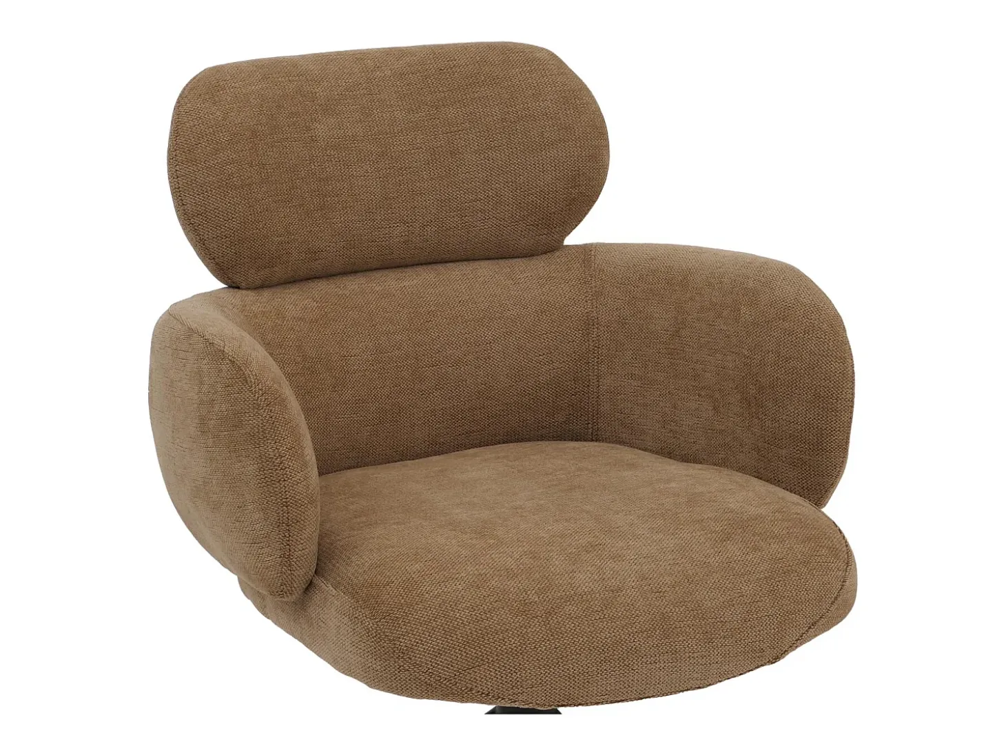 Silla de comedor MCW-O77 (juego de 6), marrón claro