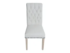 Silla de comedor MCW-O66 (juego de 6), blanco