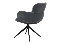 Silla de comedor MCW-O77 (juego de 6), gris azulado