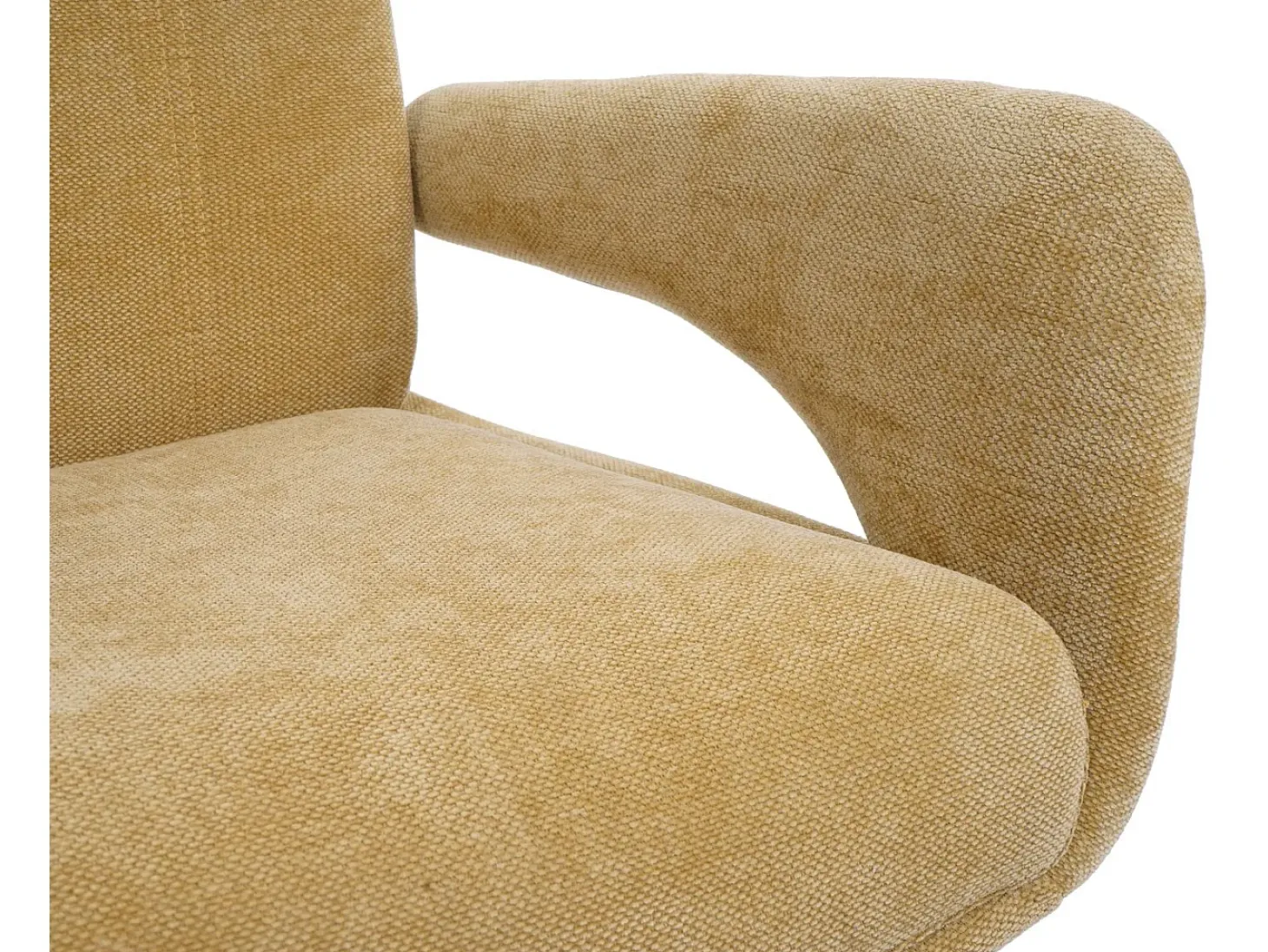 Silla de comedor MCW-O78 (juego de 6), amarillo mostaza