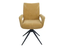 Silla de comedor MCW-O78 (juego de 6), amarillo mostaza