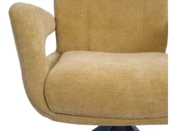 Silla de comedor MCW-O78 (juego de 6), amarillo mostaza