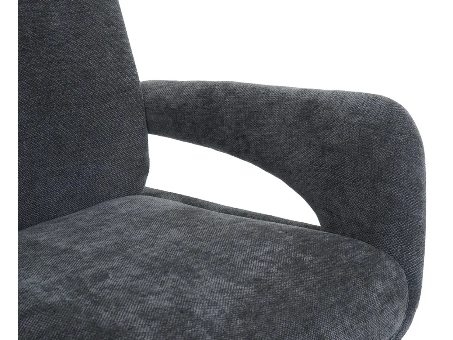 Silla de comedor MCW-O78 (juego de 6), gris oscuro