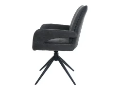 Silla de comedor MCW-O78 (juego de 6), gris oscuro