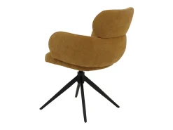 Silla de comedor MCW-O77 (juego de 6), amarillo mostaza